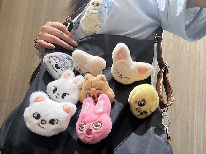 efoot 8PCS SKZ Plush Pins,SKZ Badge Brooch Pin for Fans Collection - Image 3